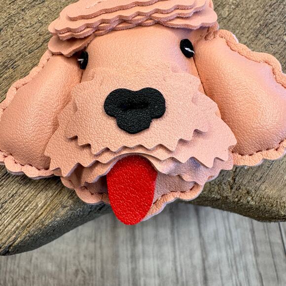 Pink Bag Charm Poodle Purse Charm Dog lover Goldendoodle Gift NEW FAST SHIP - Picture 8 of 10